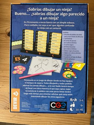 Pictomania Juego de Mesa
