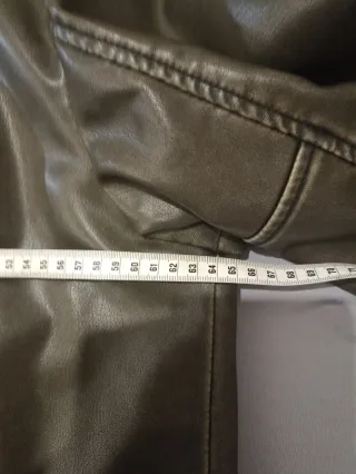 Cazadora Biker Zara kaki/Verde Oliva Talla XXL