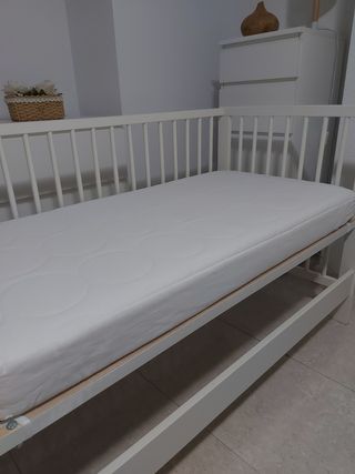 Cuna GULLIVER + Colchón (Krummelur) de Ikea