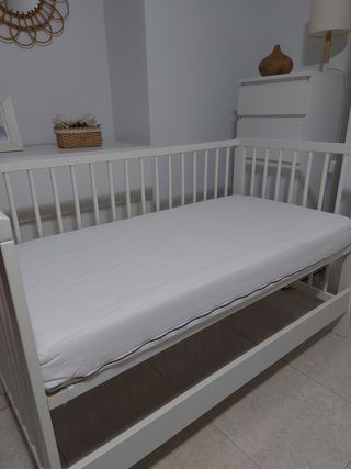 Cuna GULLIVER + Colchón (Krummelur) de Ikea