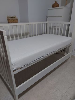 Cuna GULLIVER + Colchón (Krummelur) de Ikea