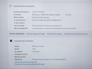 PORTAIL LENOVO IDEAPAD GAMING 3 15ACH6/RYZEN 5 5600H/16GB RAM/512GB SSD/RTX 3050/15"/W11