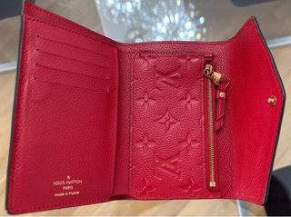 Cartera Louis Vuitton Piel Roja/ serie( SP3195)