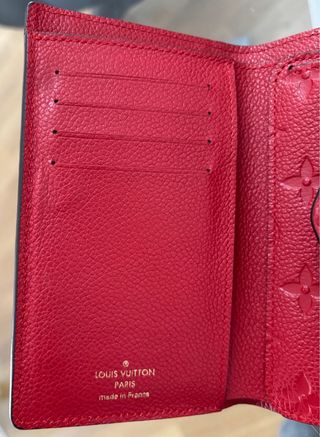 Cartera Louis Vuitton Piel Roja/ serie( SP3195)