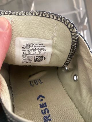 Converse Zapatillas Negras Talla 38