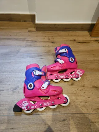 Patines Niña Rosa Talla 30-32