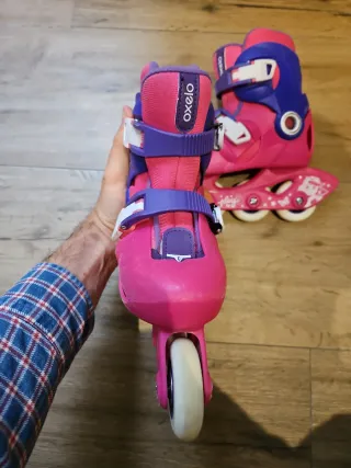 Patines Niña Rosa Talla 30-32