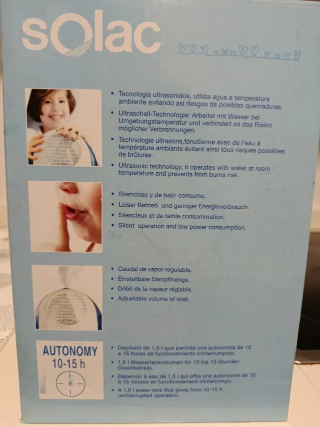 Humidificador Solac Bebés