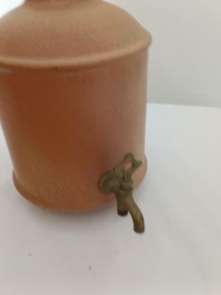 Jarra cerámica coñac con grifo