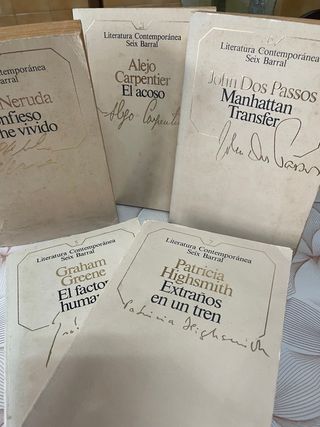 Libros de literatura contemporánea