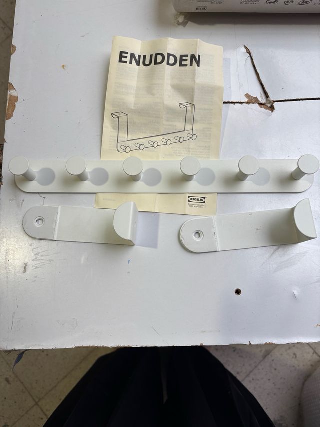 Perchero Ikea Enudden Puerta Blanco