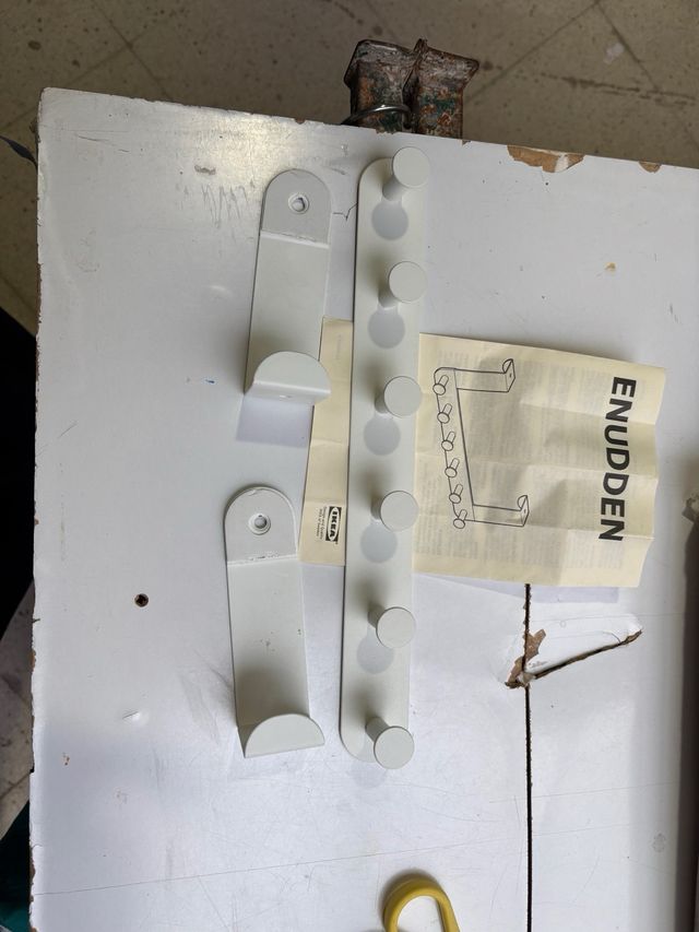 Perchero Ikea Enudden Puerta Blanco