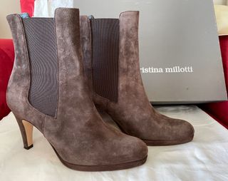Stivaletti Cristina Millotti marroni