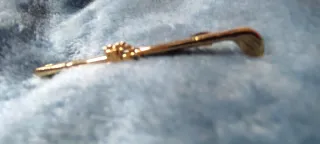 Pasador de corbata Burberry dorado