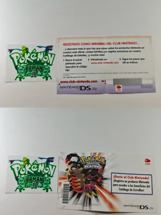 Puntos Pokémon Edición Platino Nintendo DS