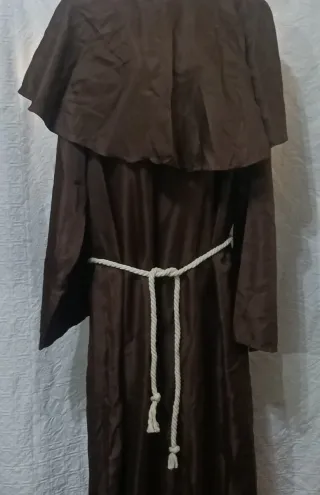 Disfraz Monje Medieval Marrón Talla Única