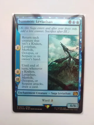 Carta Magic The Gathering Leviathan Foil Rara