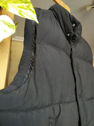 Chaleco acolchado Bershka negro hombre