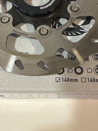 Disco shimano RT79  140mm