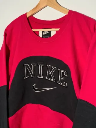 Sudadera Nike vintage, jersey retro Y2K rosa