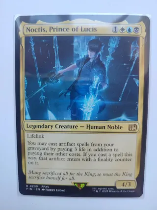 Carta Magic The Gathering Noctis Prince of Lucis