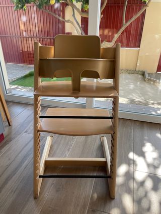 Trona madera bebé a adulto
