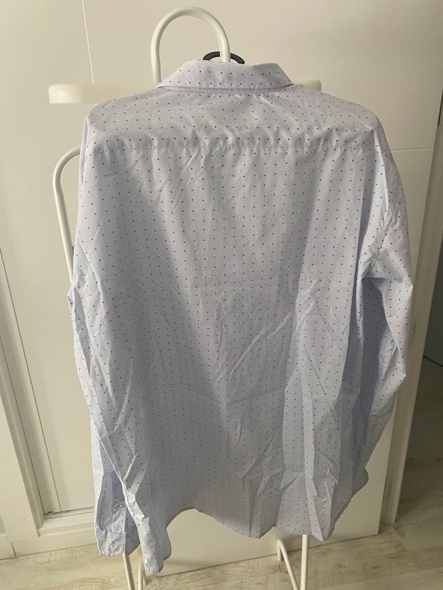 Camisa SMOG azul con puntos