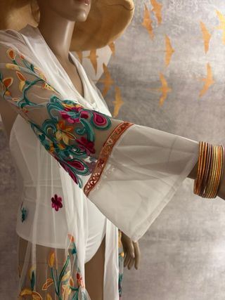 Kimono bordado talla única