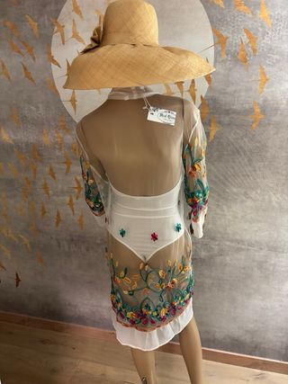 Kimono bordado talla única