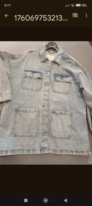 Cazadora Vaquera HM Mujer Talla XXL