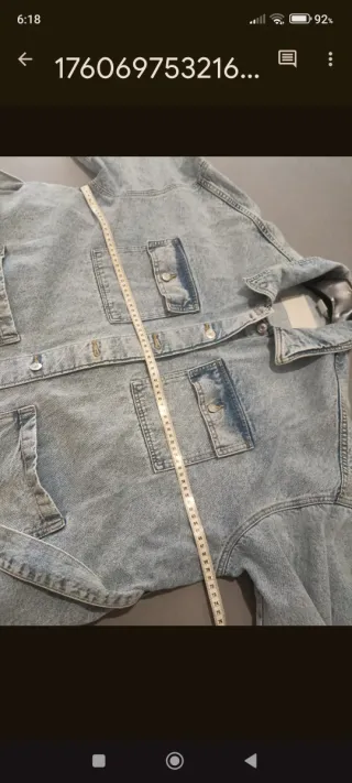 Cazadora Vaquera HM Mujer Talla XXL