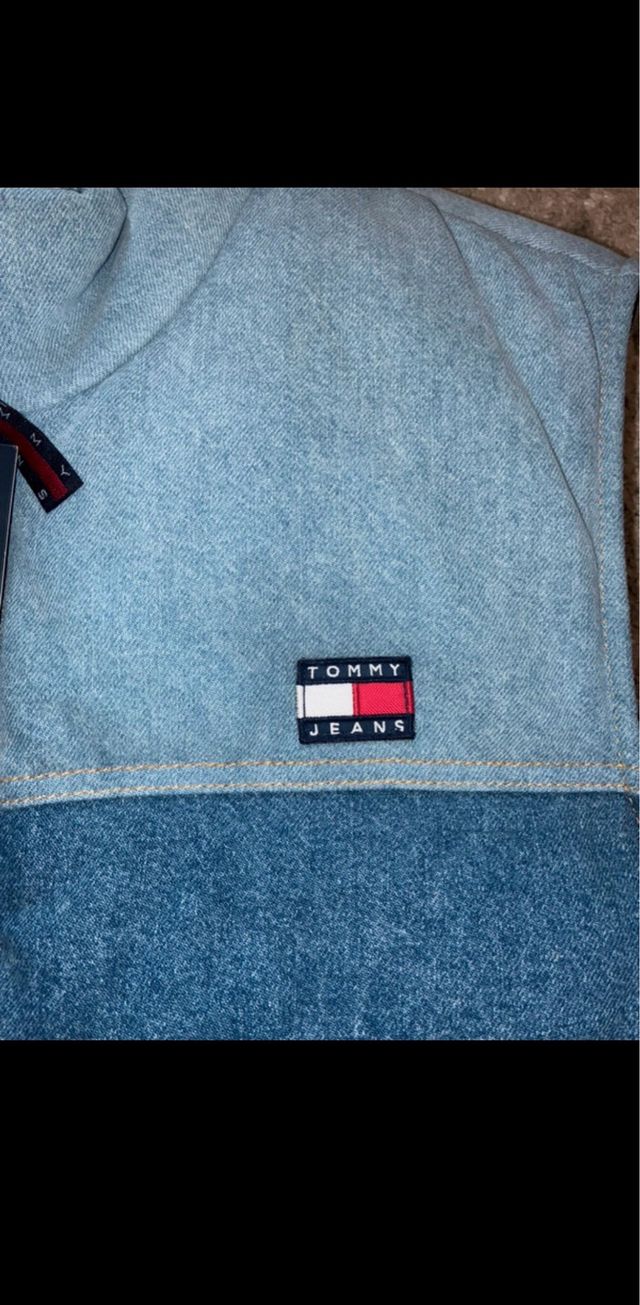 Tommy Jeans Colete Jeans Color Block