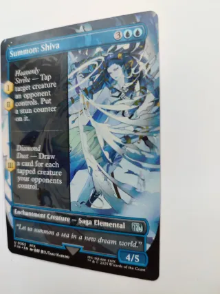 Carta Magic Final Fantasy Summon: Shiva Fullart