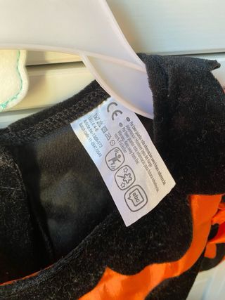 Disfraz Halloween Niña Naranja y Negro