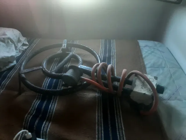 Quemador de gas con manguera y válvula