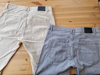 Lote 2 Pantalones Chinos Easy Wear Talla 44