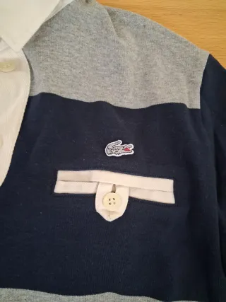 Camiseta Lacoste Rayas Manga Larga