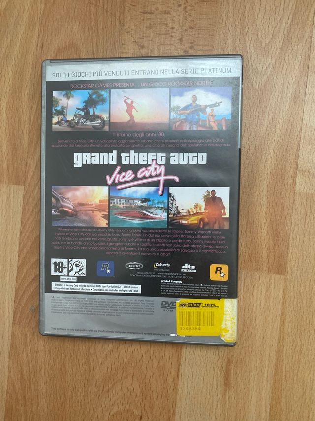 Grand Theft Auto Vice City Platinum PS2