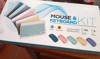 Kit Ratón y Teclado Bluetooth Recargable