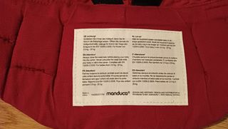 Mochila Portabebés Manduca Roja
