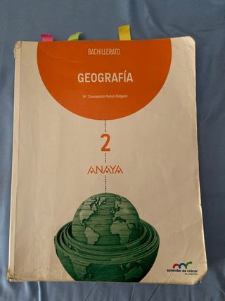 Geografía segundo de Bachiller 