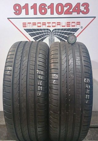 215 45 18 V PIRELLI RUEDA AL 90% VIDA UTIL