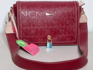 Bolso Noco Rojo y Dorado