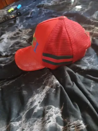 Gorra Gucci Roja Multicolor