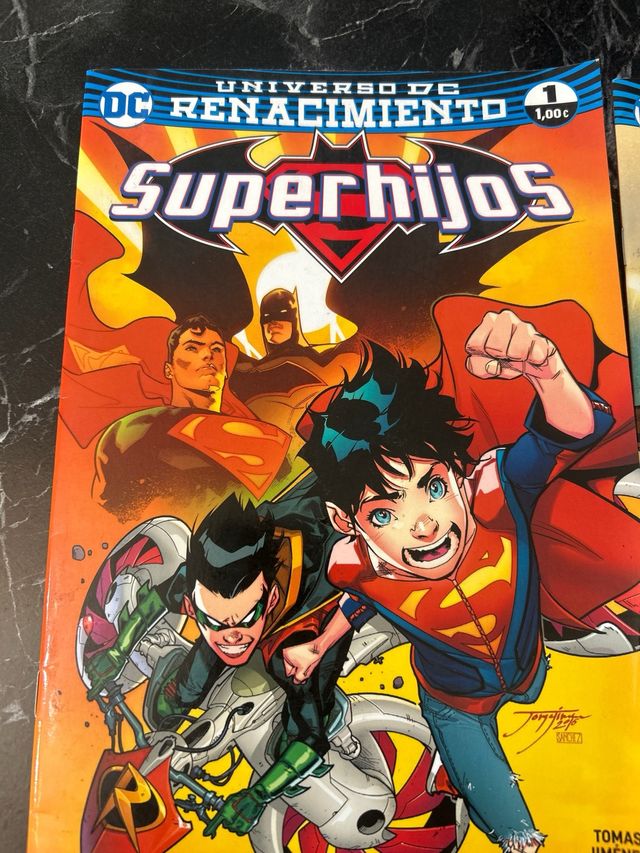 Pack de 4 cómics superhijos del número 1 al 4 2017