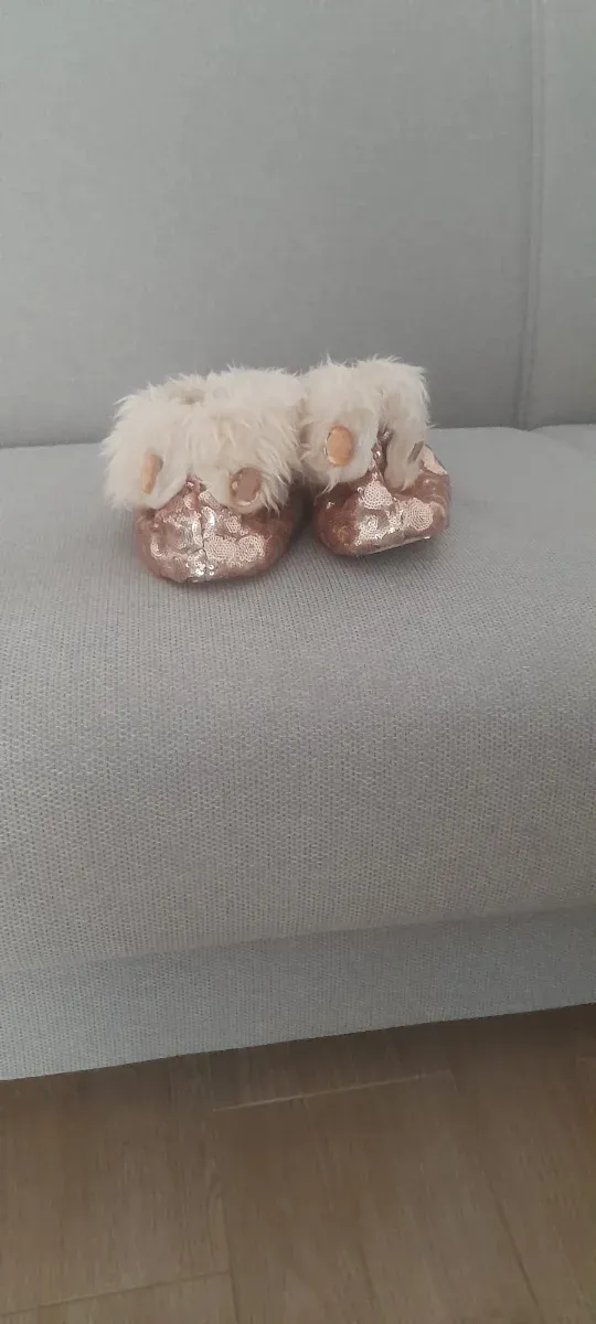 Pantofole Primadonna oro/rosa paillettes