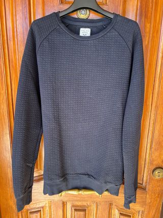 Jersey Zara Man azul marino Talla M