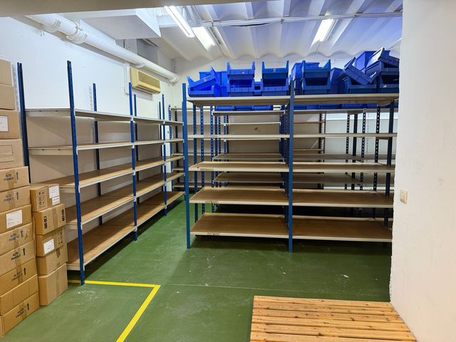 Cubetas de almacenaje azul