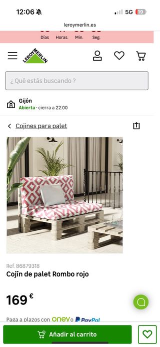 Colchon/cojin para pallets 