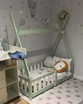 Cama Infantil Madera Pino 140x70cm